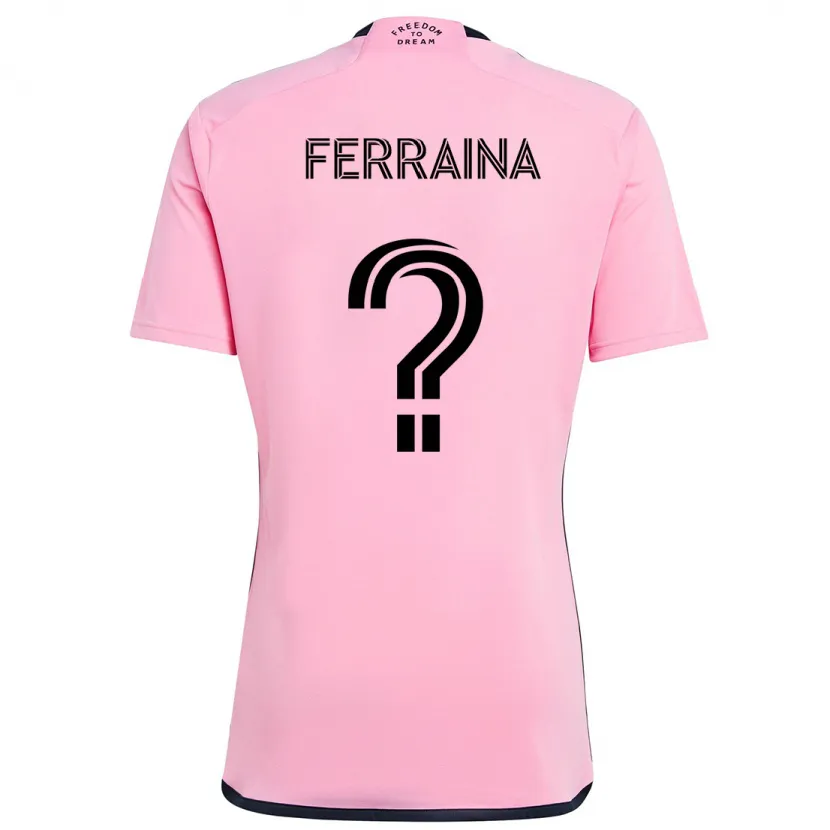 Danxen Herren Giovanni Ferraina #0 Rosa Heimtrikot Trikot 2024/25 T-Shirt