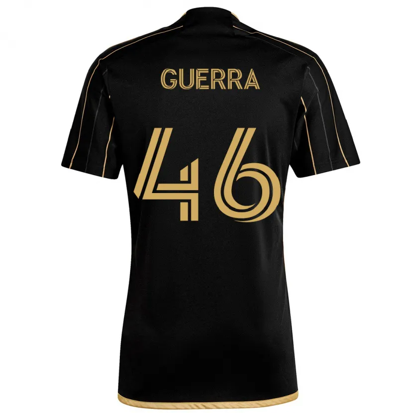 Danxen Herren Decarlo Guerra #46 Schwarzes Gold Heimtrikot Trikot 2024/25 T-Shirt