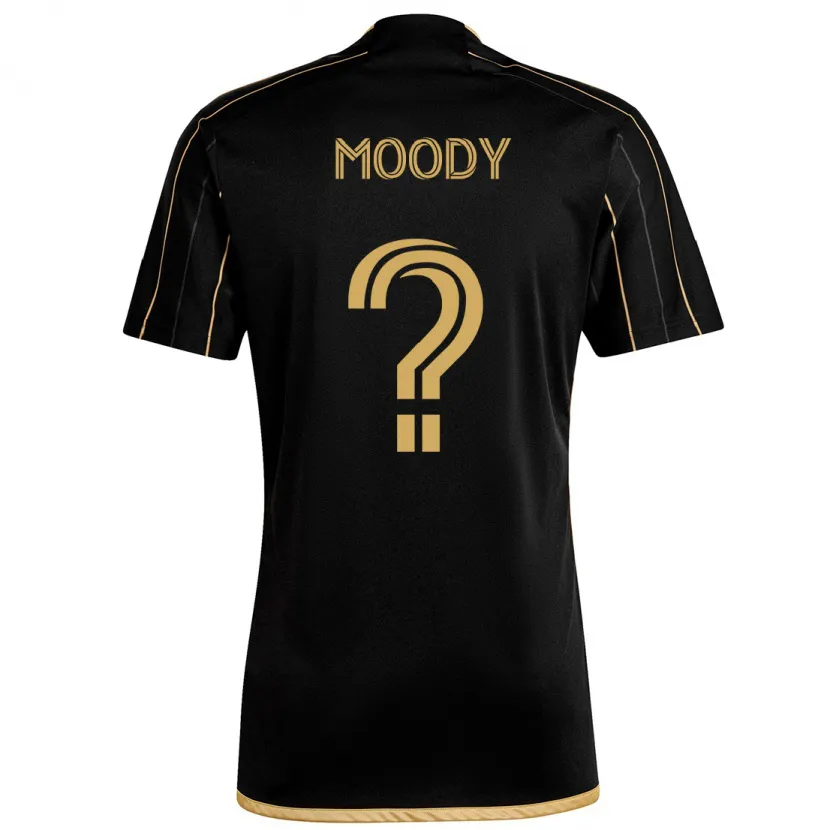 Danxen Herren Noah Moody #0 Schwarzes Gold Heimtrikot Trikot 2024/25 T-Shirt