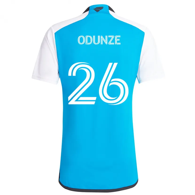 Danxen Herren Chituru Odunze #26 Blau Weiss Heimtrikot Trikot 2024/25 T-Shirt