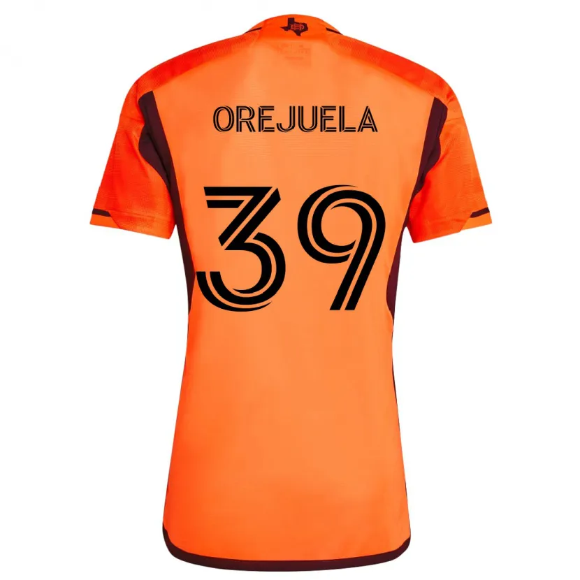 Danxen Herren Jesus Orejuela #39 Orange Schwarz Heimtrikot Trikot 2024/25 T-Shirt