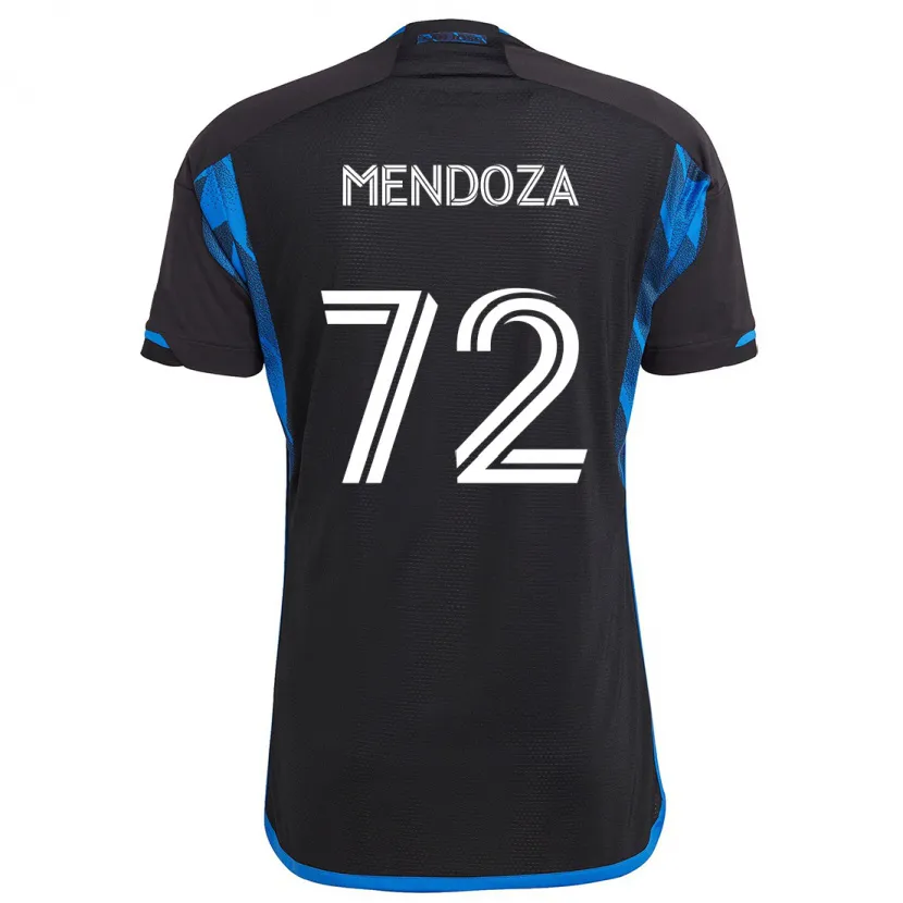 Danxen Herren Edwyn Mendoza #72 Blau Schwarz Heimtrikot Trikot 2024/25 T-Shirt