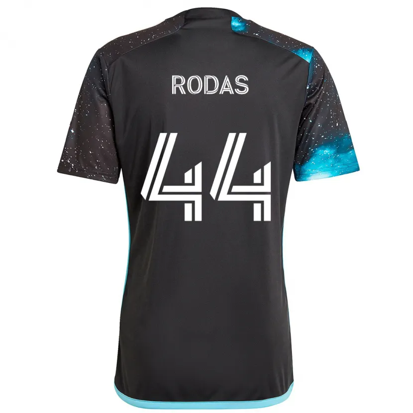 Danxen Herren Geremy Rodas #44 Schwarz Blau Heimtrikot Trikot 2024/25 T-Shirt