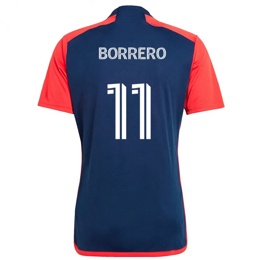 Danxen Herren Dylan Borrero #11 Blau Rot Heimtrikot Trikot 2024/25 T-Shirt