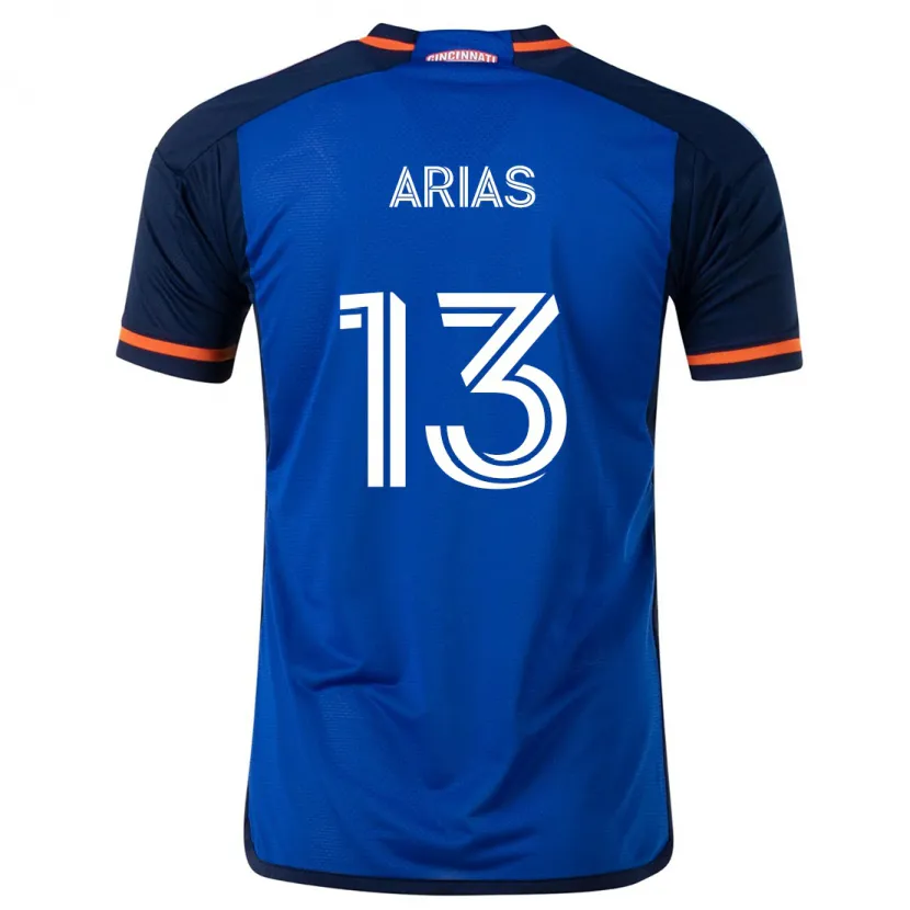 Danxen Herren Santiago Arias #13 Blau Weiss Heimtrikot Trikot 2024/25 T-Shirt