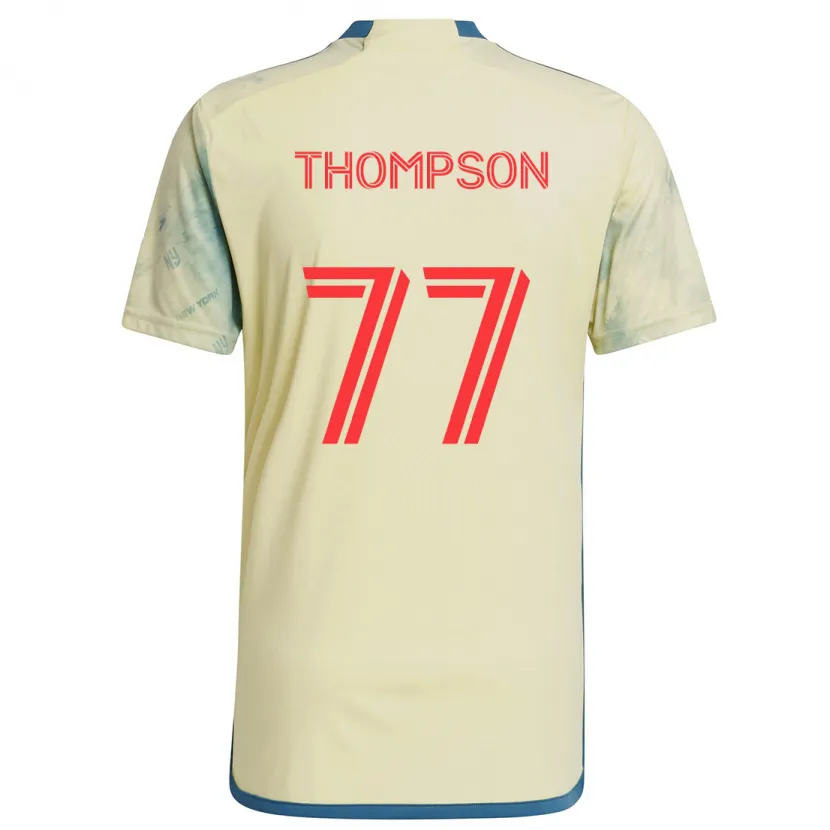 Danxen Herren Amos Shapiro-Thompson #77 Gelb Rot Blau Heimtrikot Trikot 2024/25 T-Shirt