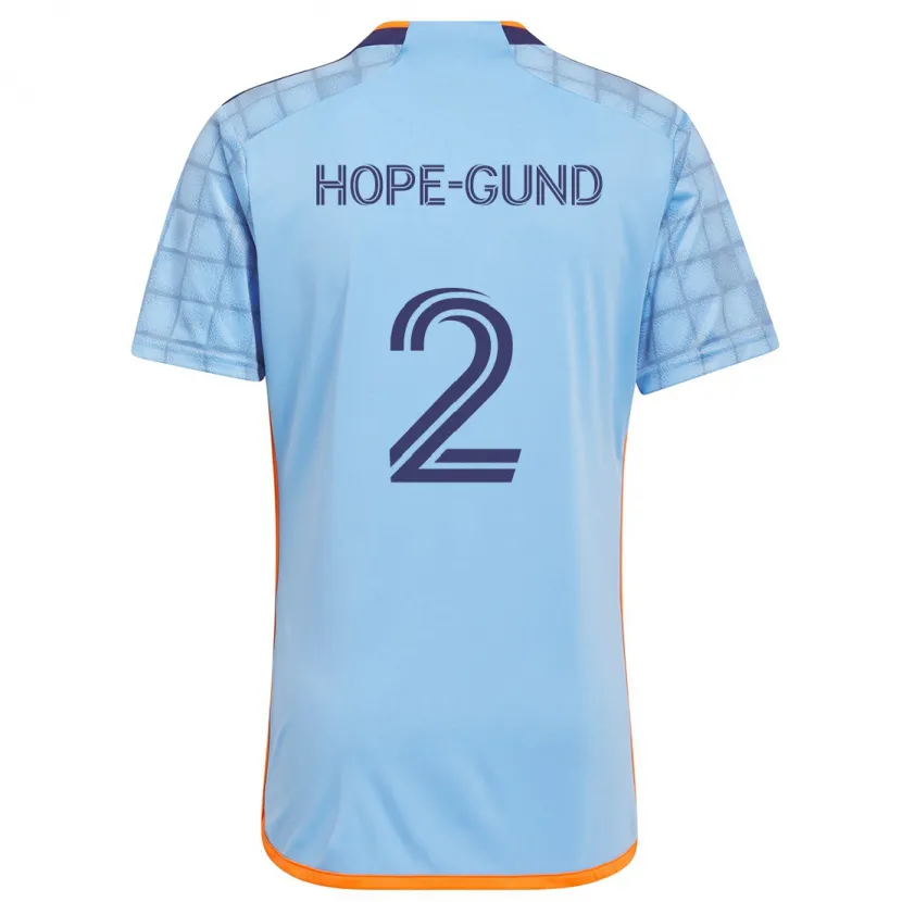 Danxen Herren Rio Hope-Gund #2 Blau Orange Heimtrikot Trikot 2024/25 T-Shirt