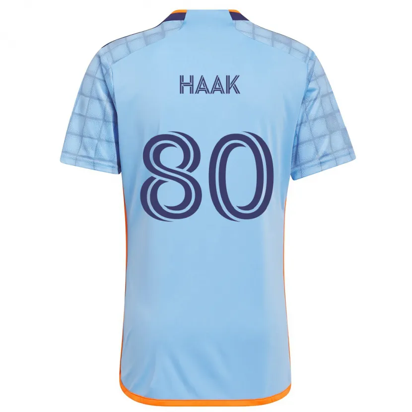 Danxen Herren Justin Haak #80 Blau Orange Heimtrikot Trikot 2024/25 T-Shirt