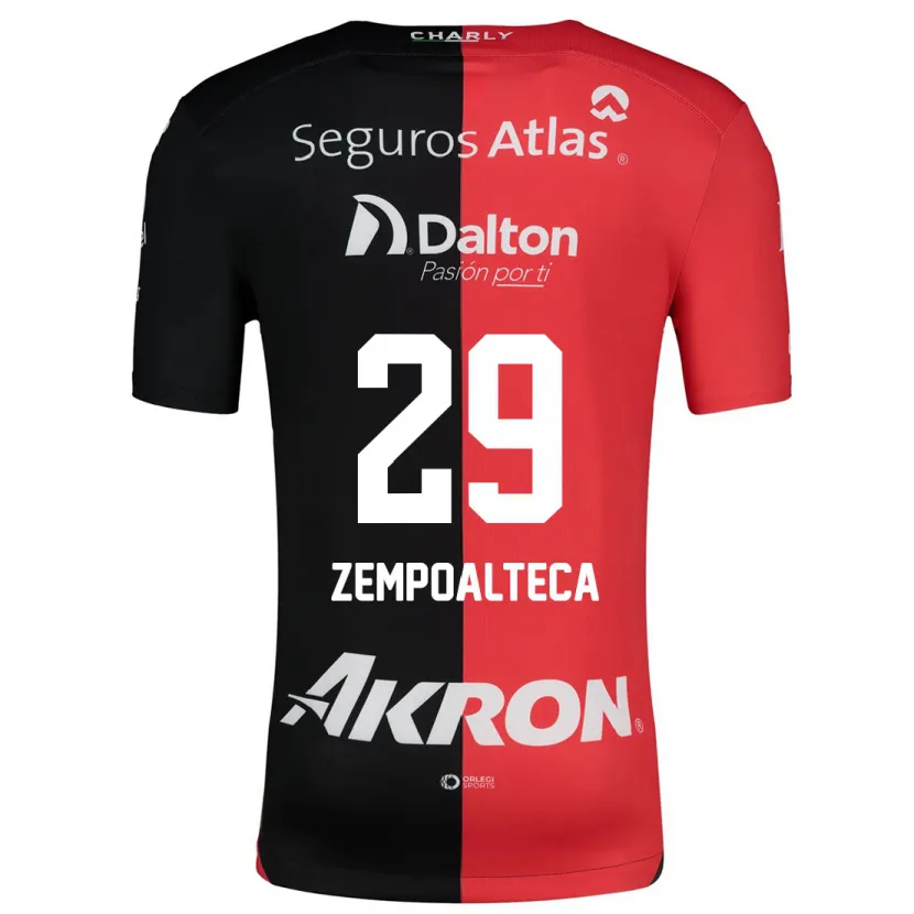 Danxen Herren Karla Zempoalteca #29 Rot Schwarz Heimtrikot Trikot 2024/25 T-Shirt