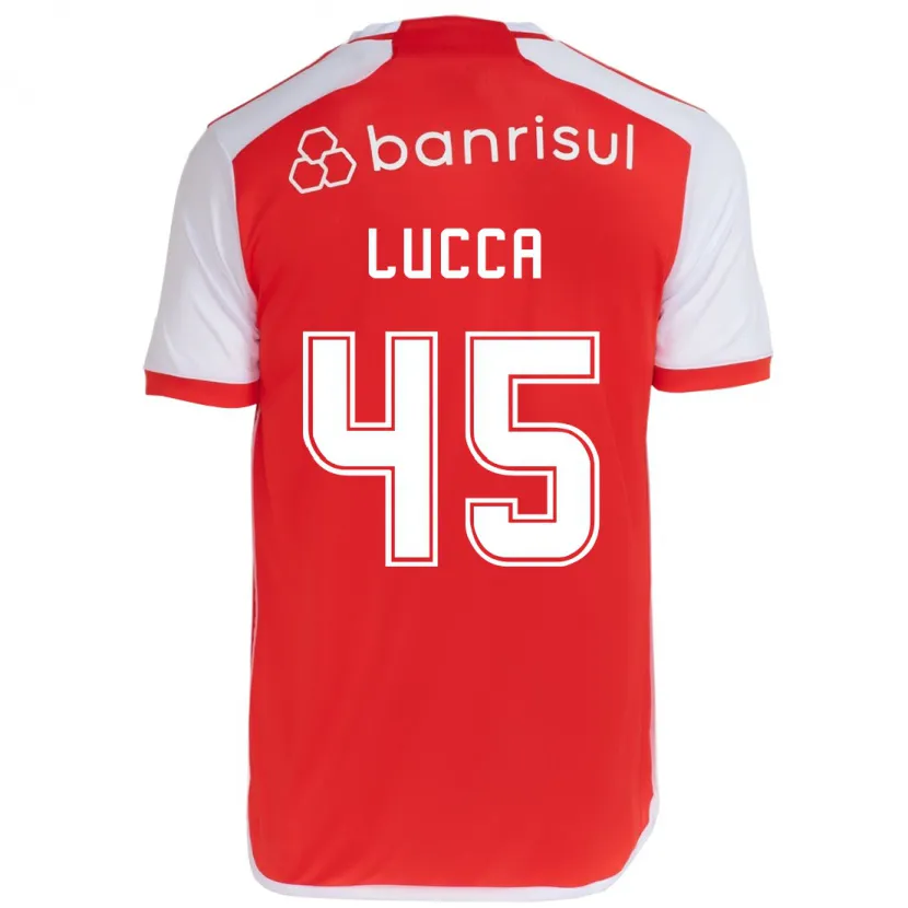 Danxen Herren Lucca #45 Rot-Weiss Heimtrikot Trikot 2024/25 T-Shirt