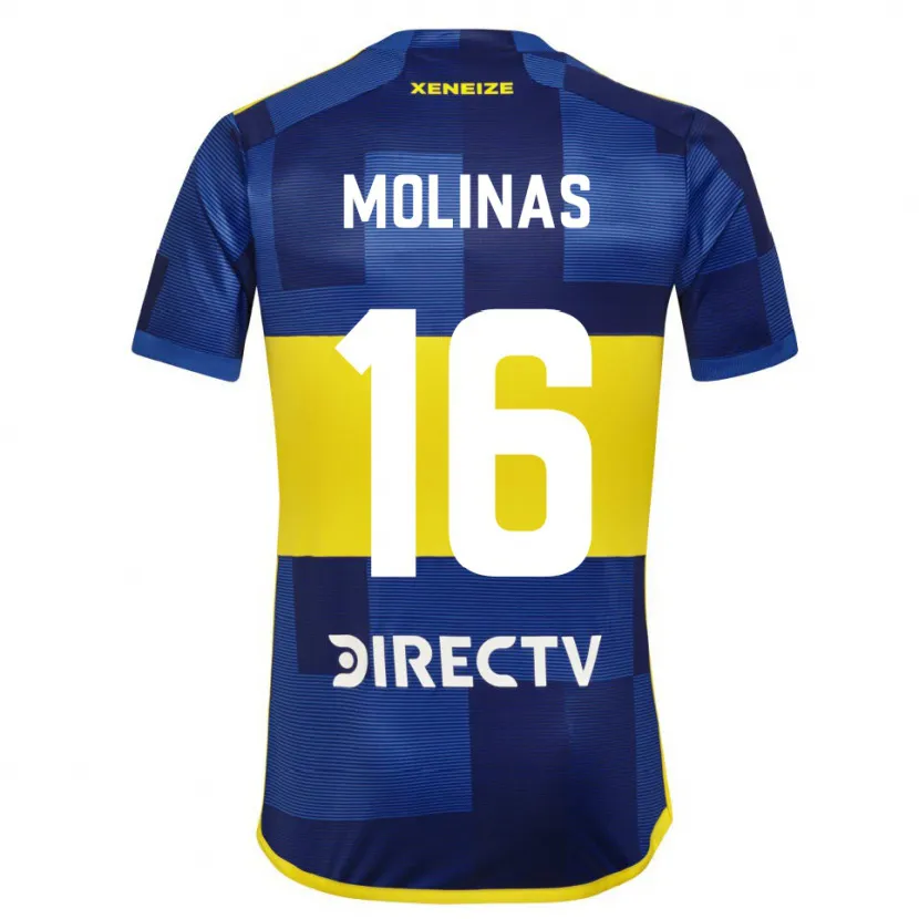 Danxen Herren Aaron Molinas #16 Blau Gelb Heimtrikot Trikot 2024/25 T-Shirt