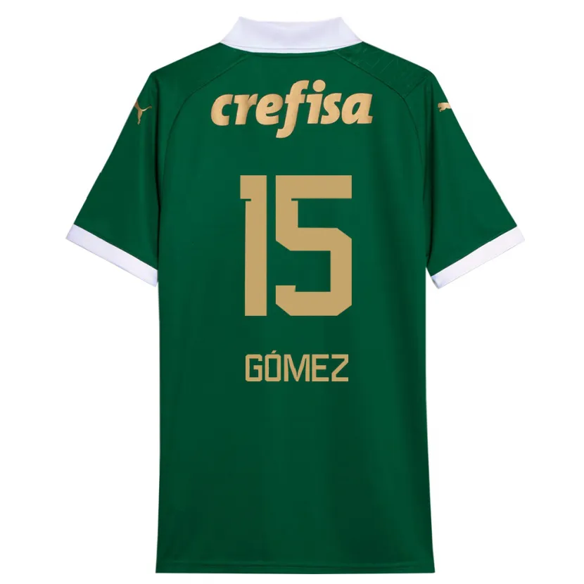 Danxen Herren Gustavo Gómez #15 Grün Weiß Heimtrikot Trikot 2024/25 T-Shirt