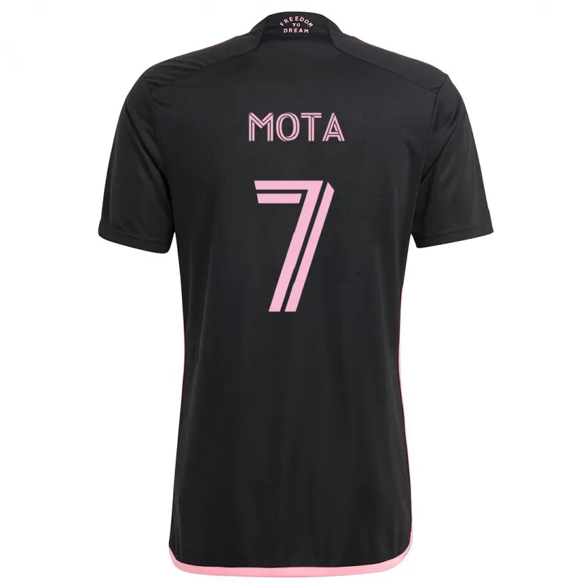 Danxen Herren Jean Mota #7 Schwarz Auswärtstrikot Trikot 2024/25 T-Shirt