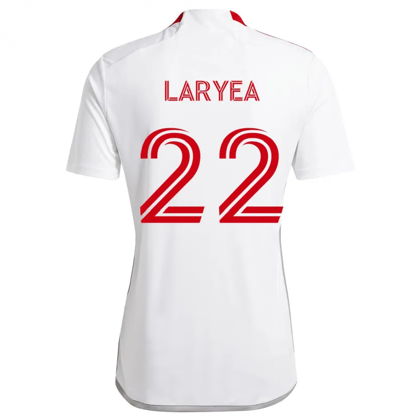 Danxen Herren Richie Laryea #22 Weiß Rot Auswärtstrikot Trikot 2024/25 T-Shirt