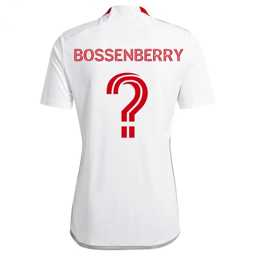 Danxen Herren Antone Bossenberry #0 Weiß Rot Auswärtstrikot Trikot 2024/25 T-Shirt