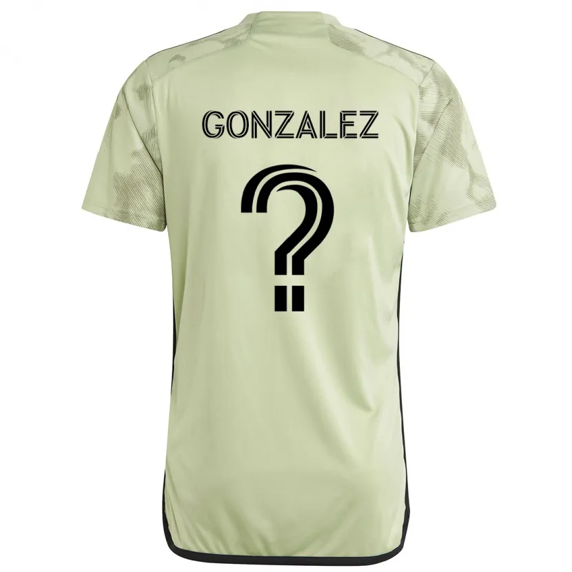 Danxen Herren Mario González #0 Hellgrün Auswärtstrikot Trikot 2024/25 T-Shirt