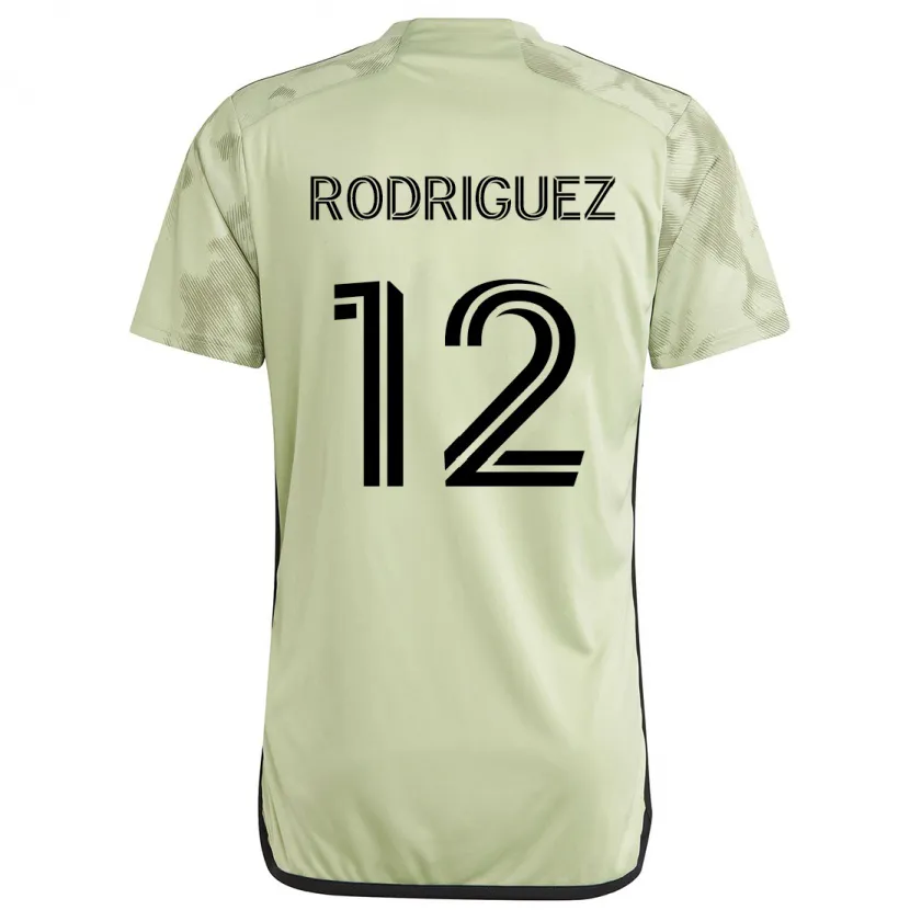 Danxen Herren Jeremi Rodríguez #12 Hellgrün Auswärtstrikot Trikot 2024/25 T-Shirt