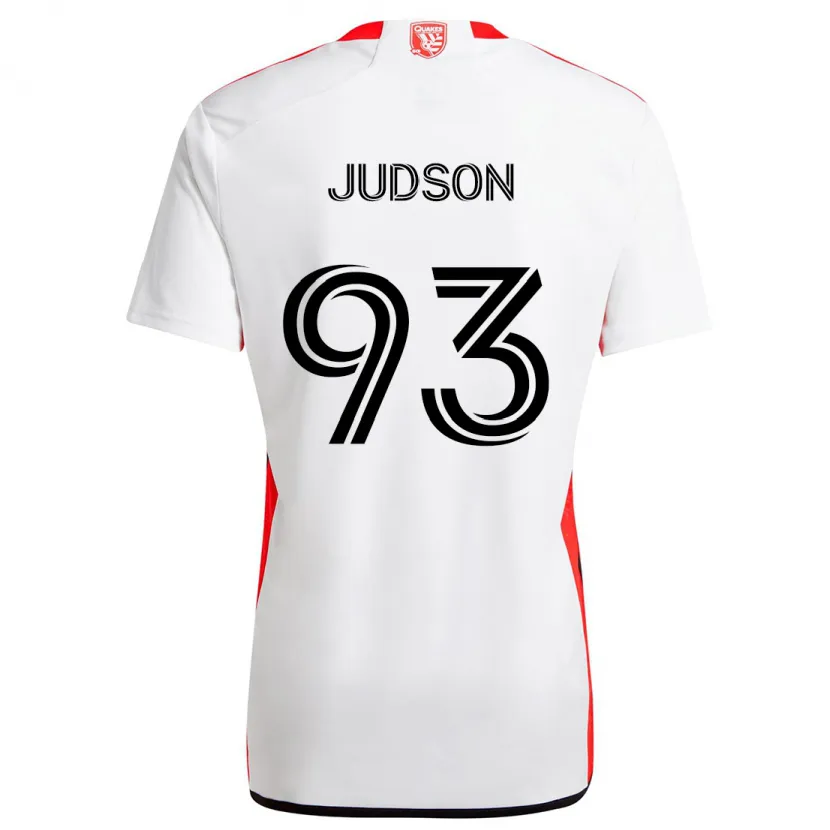 Danxen Herren Judson #93 Weiß Rot Auswärtstrikot Trikot 2024/25 T-Shirt