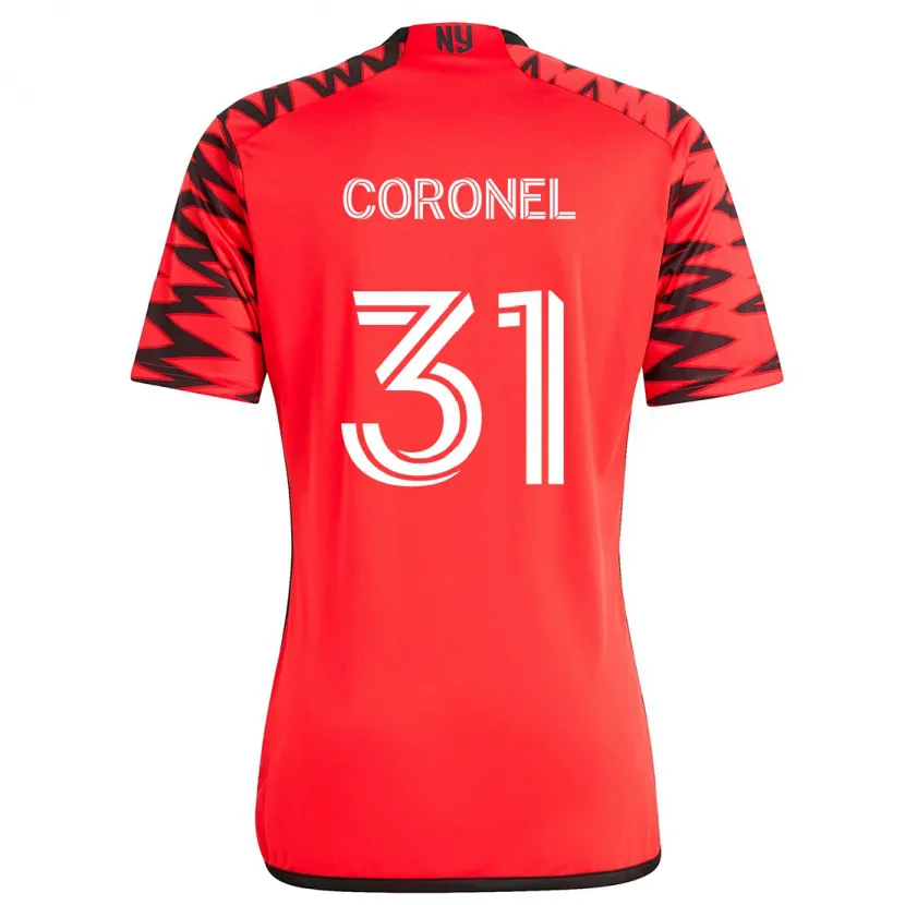 Danxen Herren Carlos Coronel #31 Rot Schwarz Weiß Auswärtstrikot Trikot 2024/25 T-Shirt