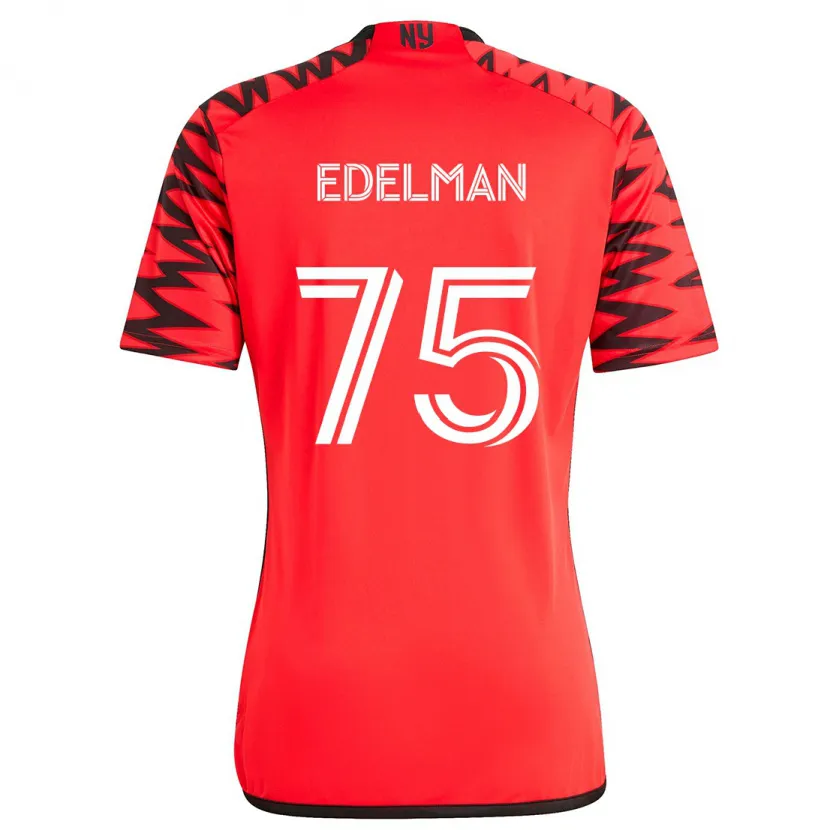 Danxen Herren Daniel Edelman #75 Rot Schwarz Weiß Auswärtstrikot Trikot 2024/25 T-Shirt