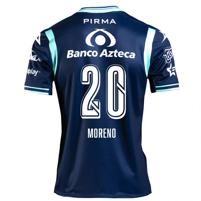 Danxen Herren Ximena Moreno #20 Navy Blau Auswärtstrikot Trikot 2024/25 T-Shirt