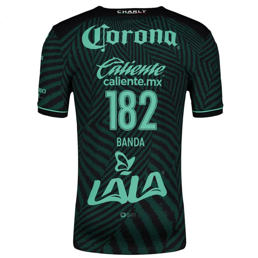 Danxen Herren Iker Banda #182 Schwarz Grün Auswärtstrikot Trikot 2024/25 T-Shirt