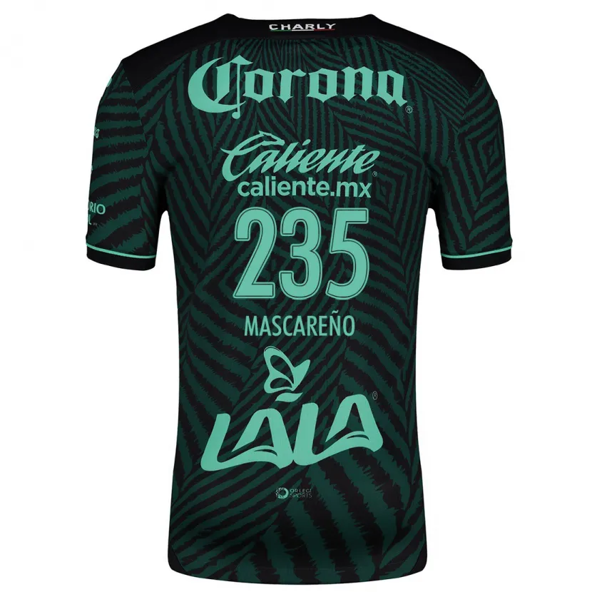 Danxen Herren Luis Mascareño #235 Schwarz Grün Auswärtstrikot Trikot 2024/25 T-Shirt