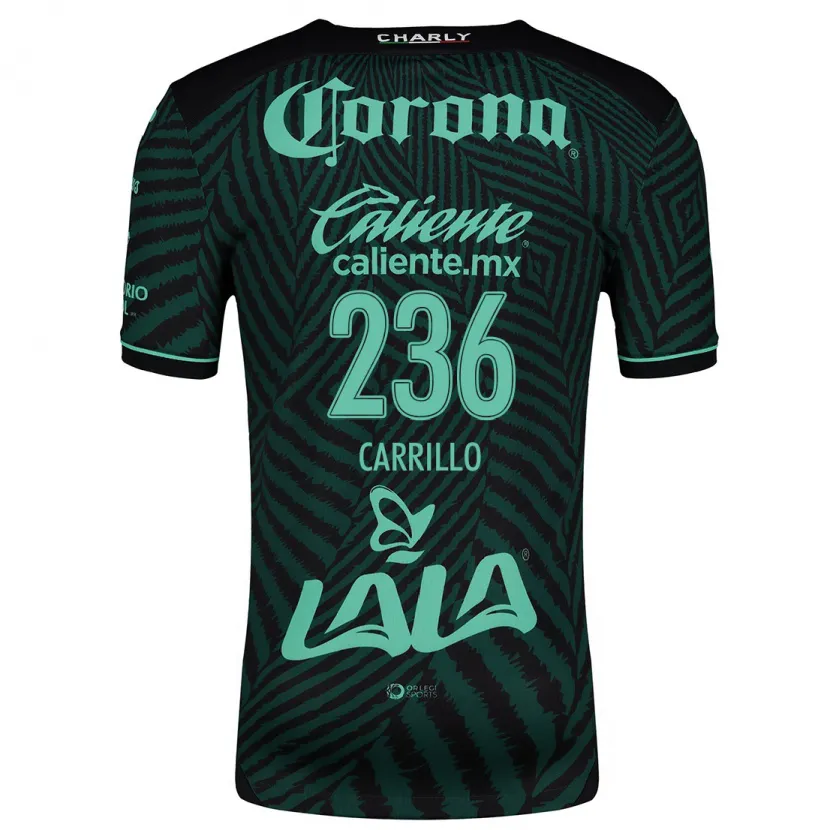 Danxen Herren Fernando Carrillo #236 Schwarz Grün Auswärtstrikot Trikot 2024/25 T-Shirt