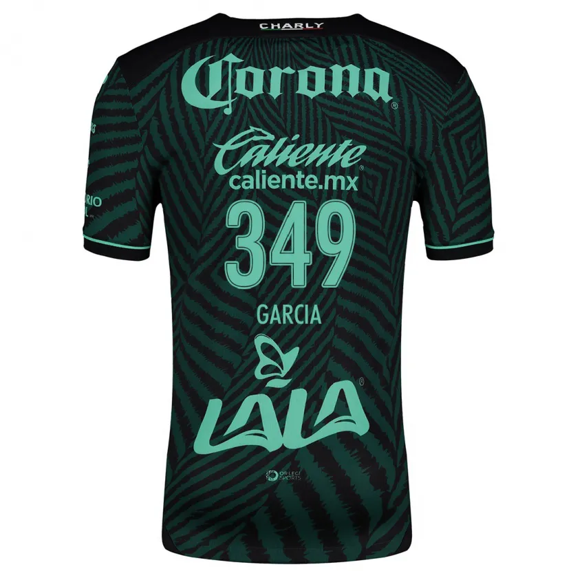 Danxen Herren Diego García #349 Schwarz Grün Auswärtstrikot Trikot 2024/25 T-Shirt