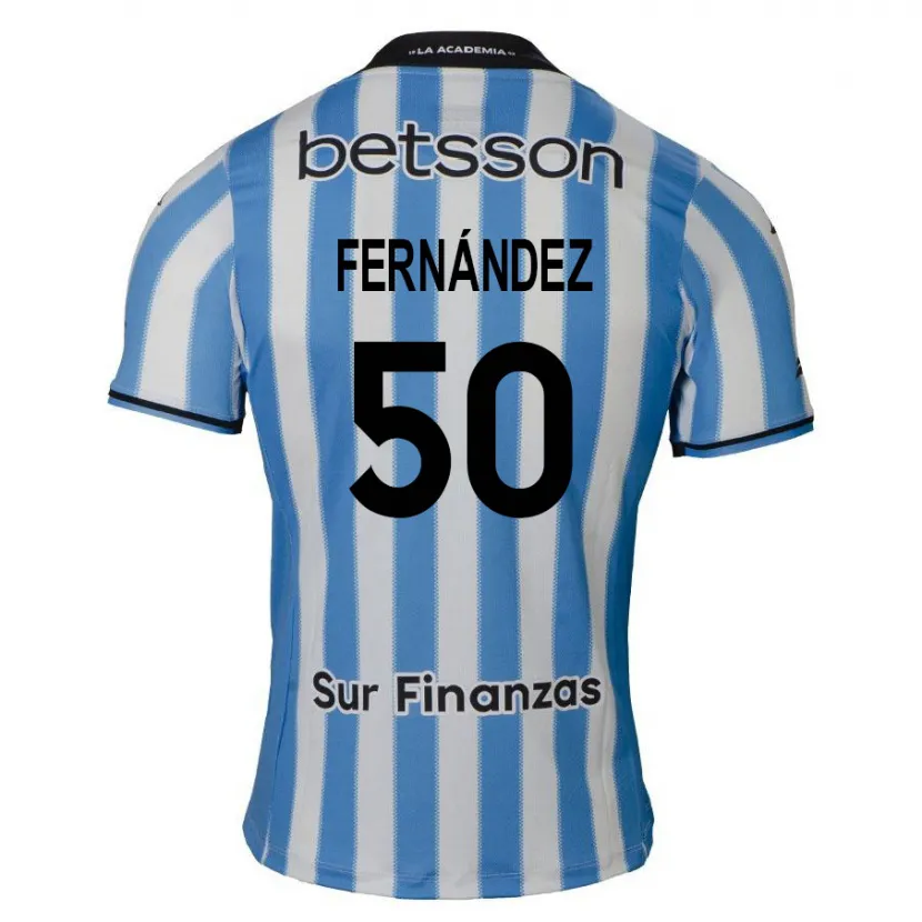 Danxen Damen Román Fernández #50 Blau Weiß Schwarz Heimtrikot Trikot 2024/25 T-Shirt