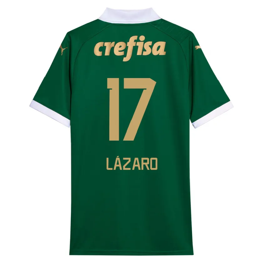 Danxen Damen Lázaro #17 Grün Weiß Heimtrikot Trikot 2024/25 T-Shirt