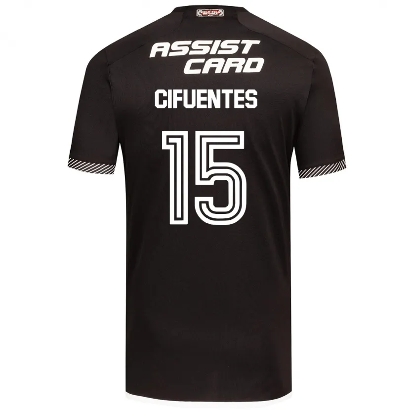 Danxen Damen Anaís Cifuentes #15 Schwarz-Weiss Auswärtstrikot Trikot 2024/25 T-Shirt