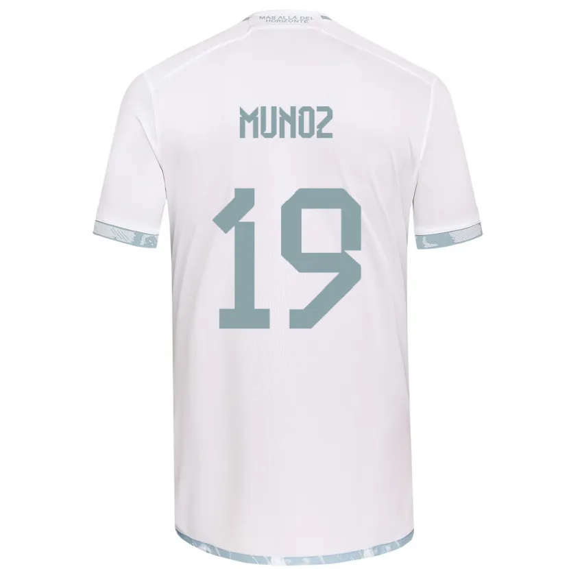 Danxen Damen Cristóbal Muñoz #19 Weiß Grau Auswärtstrikot Trikot 2024/25 T-Shirt