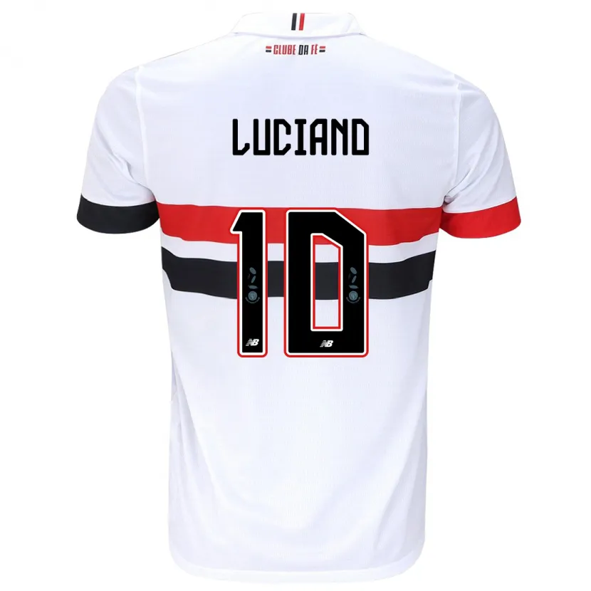 Danxen Kinder Luciano #10 Weiß Rot Schwarz Heimtrikot Trikot 2024/25 T-Shirt