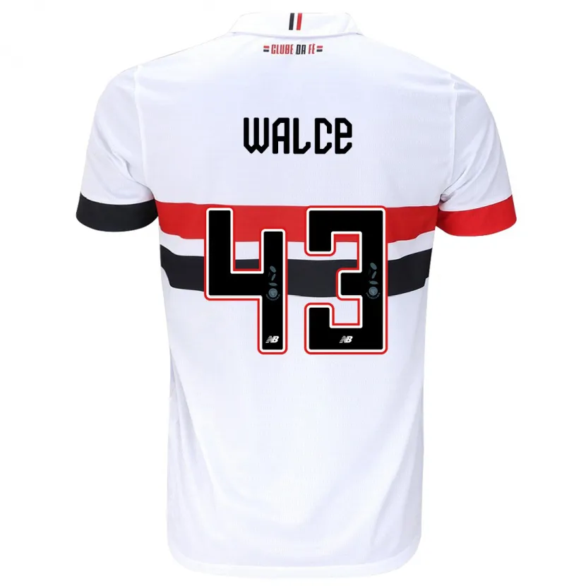 Danxen Kinder Walce #43 Weiß Rot Schwarz Heimtrikot Trikot 2024/25 T-Shirt