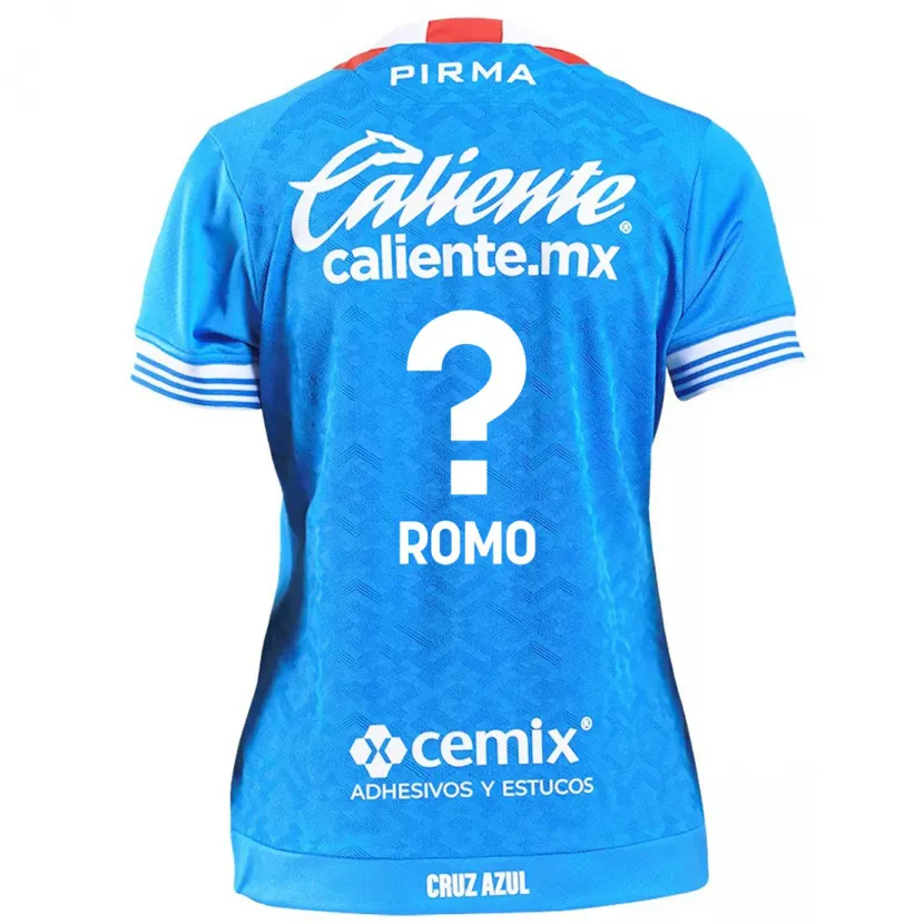 Danxen Kinder Luis Romo #0 Himmelblau Heimtrikot Trikot 2024/25 T-Shirt