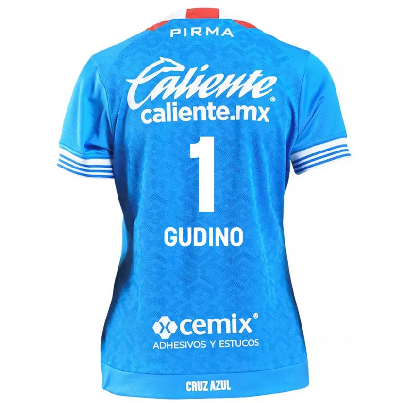 Danxen Kinder Andrés Gudiño #1 Himmelblau Heimtrikot Trikot 2024/25 T-Shirt