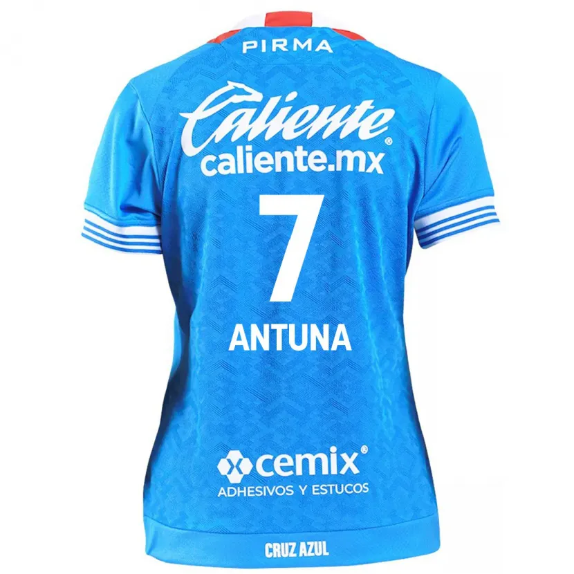 Danxen Kinder Uriel Antuna #7 Himmelblau Heimtrikot Trikot 2024/25 T-Shirt