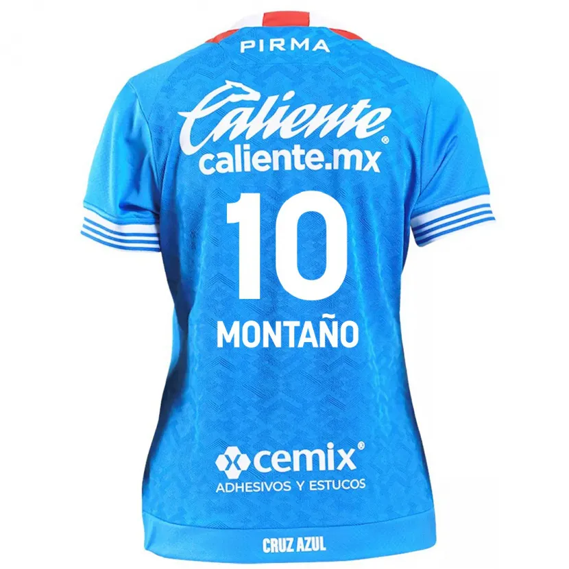 Danxen Kinder Andrés Montaño #10 Himmelblau Heimtrikot Trikot 2024/25 T-Shirt