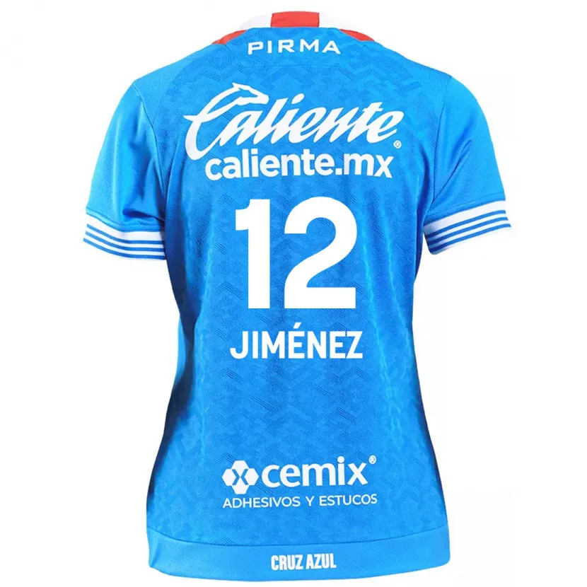 Danxen Kinder Luis Jiménez #12 Himmelblau Heimtrikot Trikot 2024/25 T-Shirt