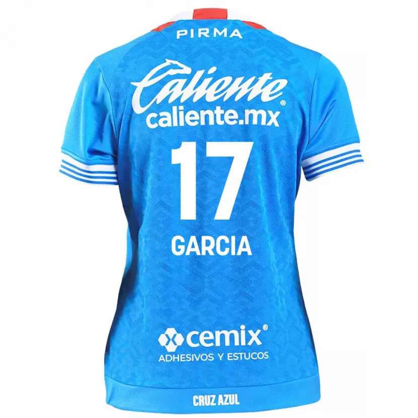 Danxen Kinder Amaury García #17 Himmelblau Heimtrikot Trikot 2024/25 T-Shirt