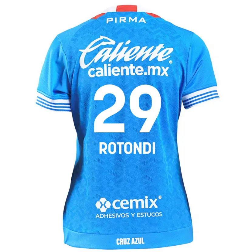 Danxen Kinder Carlos Rotondi #29 Himmelblau Heimtrikot Trikot 2024/25 T-Shirt