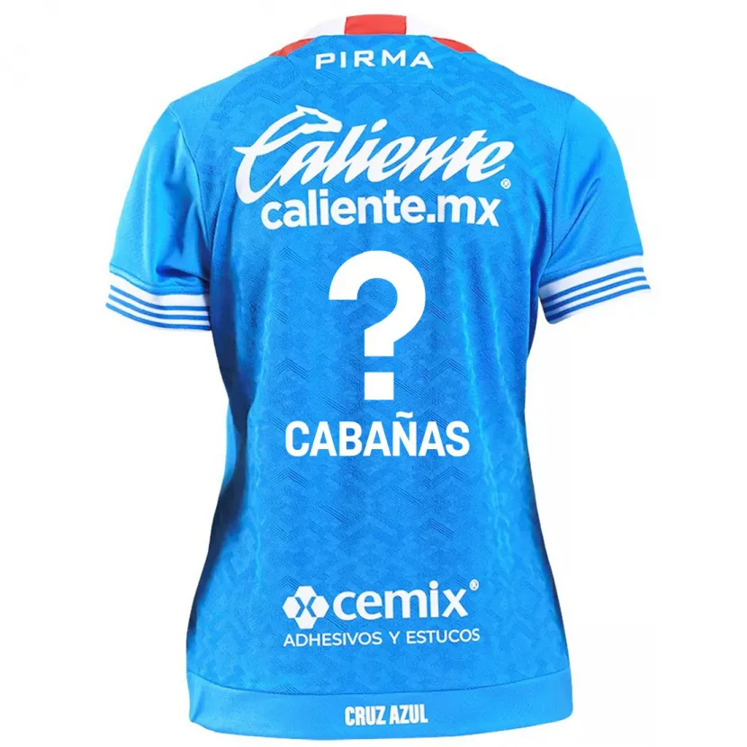 Danxen Kinder Alfredo Cabañas #0 Himmelblau Heimtrikot Trikot 2024/25 T-Shirt