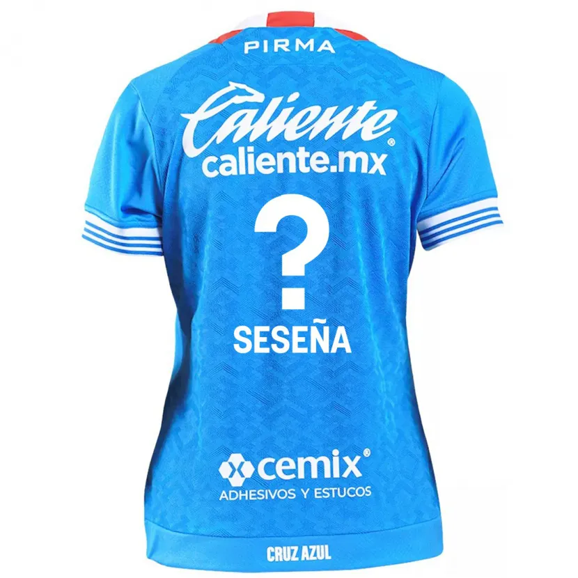 Danxen Kinder Miguel Seseña #0 Himmelblau Heimtrikot Trikot 2024/25 T-Shirt