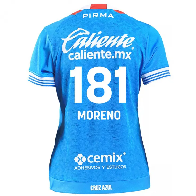 Danxen Kinder Roberto Moreno #181 Himmelblau Heimtrikot Trikot 2024/25 T-Shirt