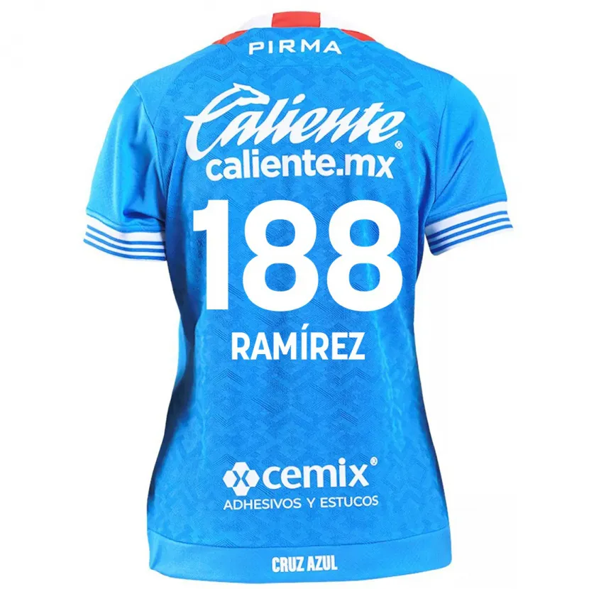 Danxen Kinder Diego Ramírez #188 Himmelblau Heimtrikot Trikot 2024/25 T-Shirt