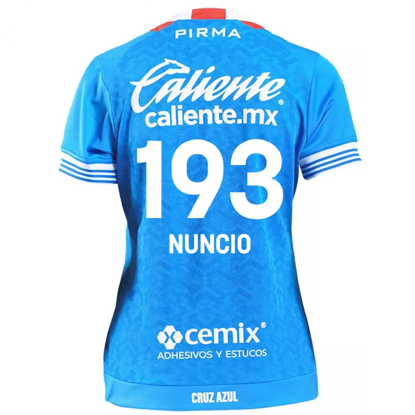 Danxen Kinder Jorge Nuncio #193 Himmelblau Heimtrikot Trikot 2024/25 T-Shirt