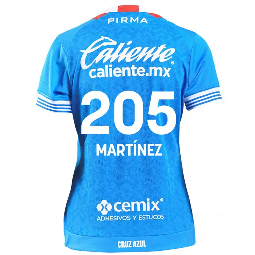 Danxen Kinder César Martínez #205 Himmelblau Heimtrikot Trikot 2024/25 T-Shirt