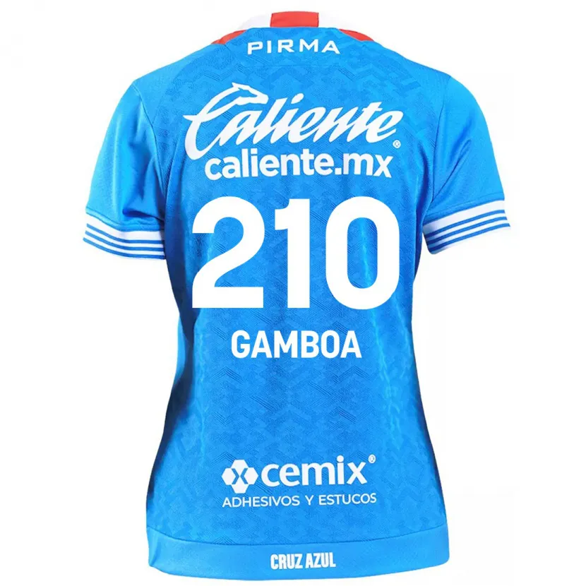 Danxen Kinder Bryan Gamboa #210 Himmelblau Heimtrikot Trikot 2024/25 T-Shirt