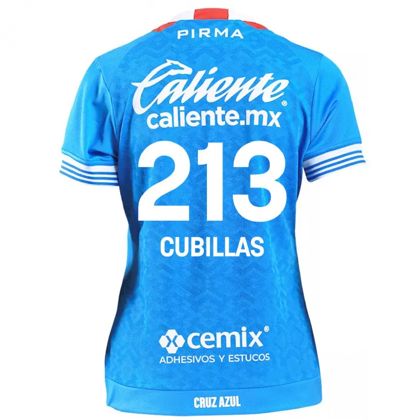 Danxen Kinder Andre Cubillas #213 Himmelblau Heimtrikot Trikot 2024/25 T-Shirt